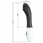 vibromasseur point G noir 30 vibrations corps mince Elemental Pretty Love 7