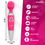 vibromasseur wand rechargeable à tête rotative 7 modes Odilon Moressa 4