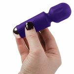 mini vibromasseur baguette rechargeable 16 fonctions violet Dream Rocks-Off 3