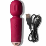 mini vibromasseur baguette rechargeable 16 fonctions rouge Azalée Rocks-Off 4