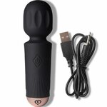 mini vibromasseur baguette rechargeable 16 fonctions noir Tulipe Rocks-Off 4
