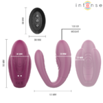 stimulateur à tapotement et vibration avec télécommande Sandra Intense 5