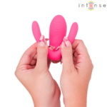 double vibromasseur à pince avec télécommande 10 modes Julia Intense 3