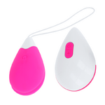 œuf vibrant télécommandé texturé 10 modes rose et blanc OHmama 2
