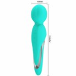 vibromasseur wand rechargeable 7 vibrations vert aqua Walter Pretty Love 5