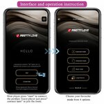 vibromasseur à électrostimulation rechargeable avec application violet Hector Pretty Love 11