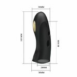 couvre-doigt électrostimulation rechargeable 7 vibrations noir Marico Pretty Love 5