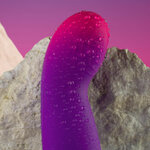 vibromasseur point G compact violet 10 modes étanche IPX7 Glow Girl Vibe Rocks-Off 3