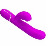 vibromasseur point G rabbit 3 en 1 violet USB magnétique Perlita Pretty Love 6