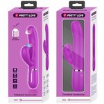 vibromasseur point G rabbit 3 en 1 violet USB magnétique Perlita Pretty Love 11