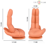 stimulateur point G forme main flexible ventouse 12,6 cm Leela Intense 2