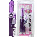 vibromasseur rabbit rotatif à perles métalliques à piles Hot Lady II Baile 6