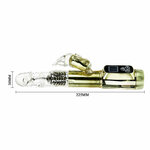 vibromasseur rabbit rotatif doré 5 vitesses submersible Siberia Passion Baile 7