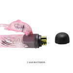 vibromasseur rabbit rose 10 modes submersible à piles TPR Baile 5