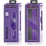 vibromasseur rabbit à perles 4 en 1 violet USB magnétique Zalin Pretty Love 11