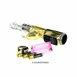 vibromasseur rabbit rotatif 12 vitesses LED submersible Gold Prince Baile 8
