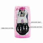 vibromasseur rabbit multivitesse multirotation TPR 4 piles AAA Baile 6
