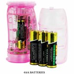 vibromasseur rabbit multivitesse multirotation TPR 4 piles AAA Baile 7
