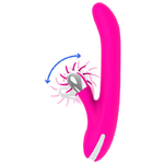 vibromasseur rabbit rotatif rechargeable USB 7 modes 24 cm Diversia 6