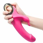 vibromasseur rabbit fuchsia rechargeable USB 2 x 9 modes étanche Meteror Armony 4