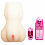 masturbateur vagin Cyberskin avec balle vibrante incluse Passion Lady Baile 2