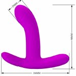 masseur point G et clitoris télécommandé 12 vibrations rechargeable Geri Pretty Love 8