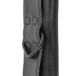 menottes de cheville réglables en faux cuir noir Darkness 4