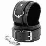 menottes réglables noires avec double ruban de renfort Darkness 2