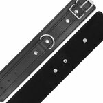 menottes réglables noires avec double ruban de renfort Darkness 5