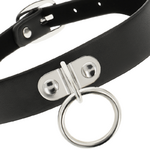 collier fétiche en cuir végan 43 cm trois boutons-pression Coquette Chic Desire 4
