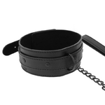 collier réglable en cuir végan avec boucle Intense Fetish 3