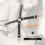attache poignets-chevilles en cuir végan Coquette Chic Desire Fantasy 3
