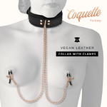 collier avec pinces à tétons fantaisie doublure néoprène Coquette Chic Desire Fantasy 2