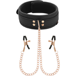 collier avec pinces à tétons fantaisie doublure néoprène Coquette Chic Desire Fantasy 4
