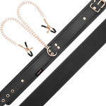 collier avec pinces à tétons fantaisie doublure néoprène Coquette Chic Desire Fantasy 8