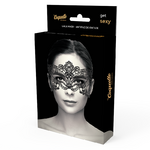 masque pour les yeux large en dentelle noire Coquette Chic Desire 3