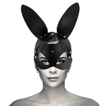 masque en cuir végan avec oreilles de lapin Coquette Chic Desire 2