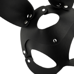 masque en cuir végan avec oreilles de lapin Coquette Chic Desire 4