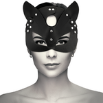masque en cuir végan avec oreilles de chat Coquette Chic Desire 2