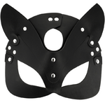 masque en cuir végan avec oreilles de chat Coquette Chic Desire 3