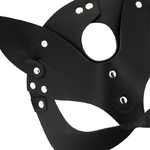 masque en cuir végan avec oreilles de chat Coquette Chic Desire 4