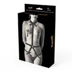 harnais de corps style corset avec cache-tétons assortis Coquette Chic Desire 4