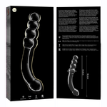 Gode en verre Nebula Ibiza modèle 14 transparent 18,5 cm 5