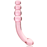 Gode en verre Nebula Ibiza modèle 14 rose 18,5 cm 4