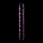 Gode en verre Nebula Ibiza modèle 15 rose 18,5 cm 6