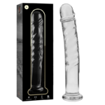 Gode en verre Nebula Ibiza modèle 16 transparent 18,5 cm 2