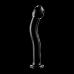 Gode en verre Nebula Ibiza modèle 18 transparent 18,5 cm 6