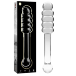 Gode en verre Nebula Ibiza modèle 20 transparent 20,5 cm 2