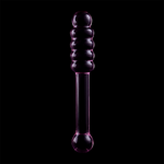 Gode en verre Nebula Ibiza modèle 20 rose 20,5 cm 6