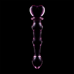 Gode en verre Nebula Ibiza modèle 21 rose 20,5 cm 6